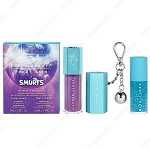 💜NEW!💜Fenty Beauty Smurfette Smooches Lip Essentials Duo + Keychain BNIB!